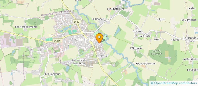 localisation de l'entreprise YSE  SAINT-ERBLON