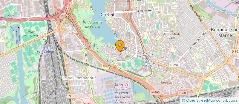 localisation de l'entreprise YSE CAR  CRETEIL