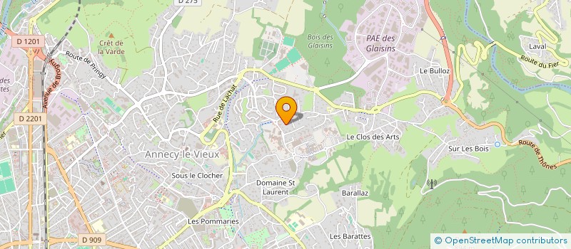 localisation de l'entreprise YSEA à ANNECY