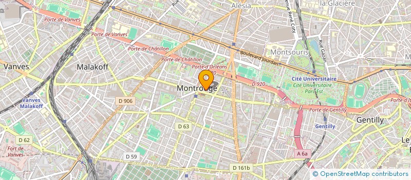 localisation de l'entreprise YSEE à MONTROUGE