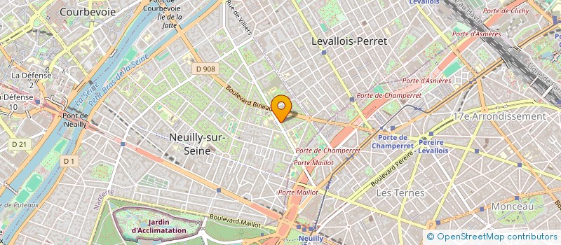localisation de l'entreprise YSELIS à NEUILLY-SUR-SEINE