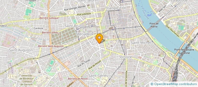 localisation de l'entreprise YSER 52  BORDEAUX