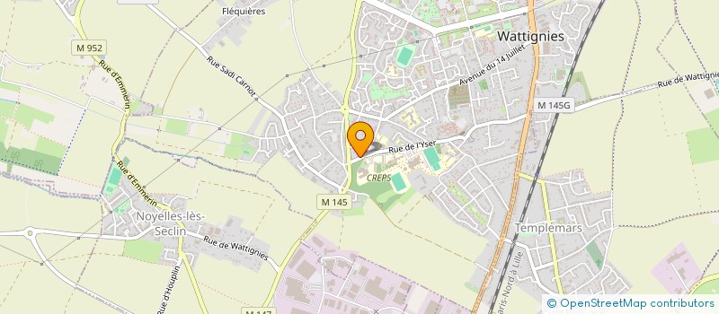 localisation de l'entreprise YSER  WATTIGNIES