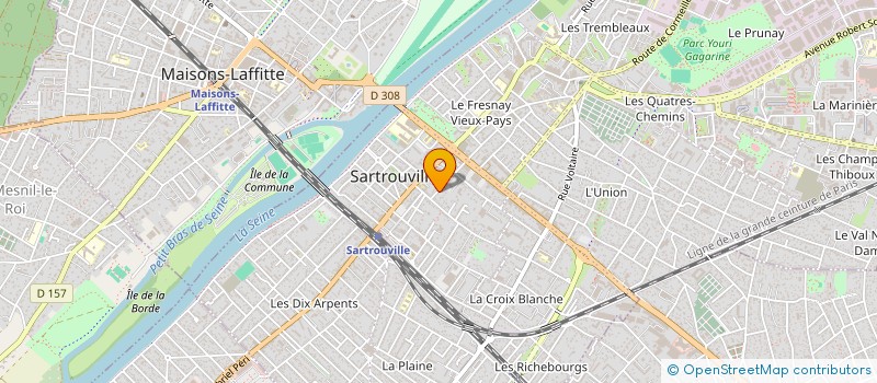 localisation de l'entreprise YSERA à SARTROUVILLE