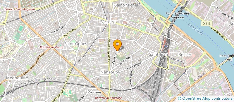 localisation de l'entreprise YSERDIS  BORDEAUX