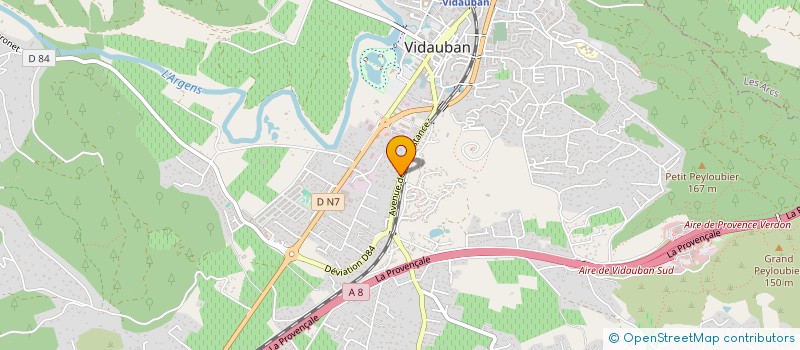 localisation de l'entreprise YSERN INVEST  VIDAUBAN