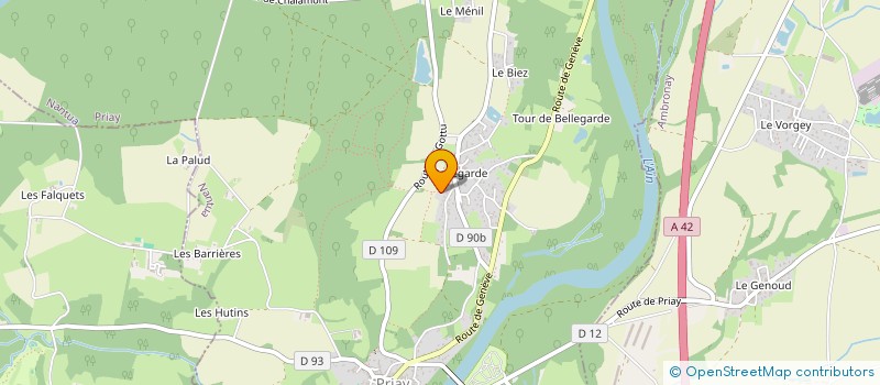 localisation de l'entreprise YSEULT DE LA COTARDIERE 0 à PONT D'AIN