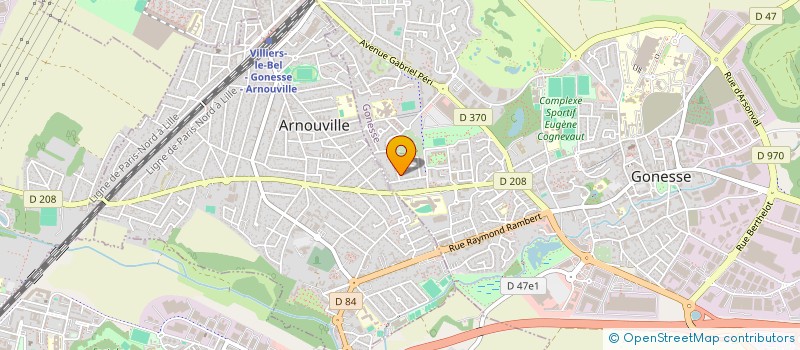 localisation de l'entreprise YSF  GONESSE