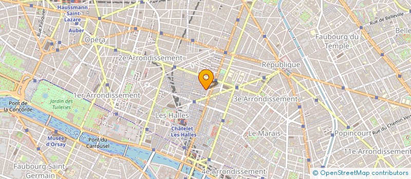 localisation de l'entreprise YSH à PARIS