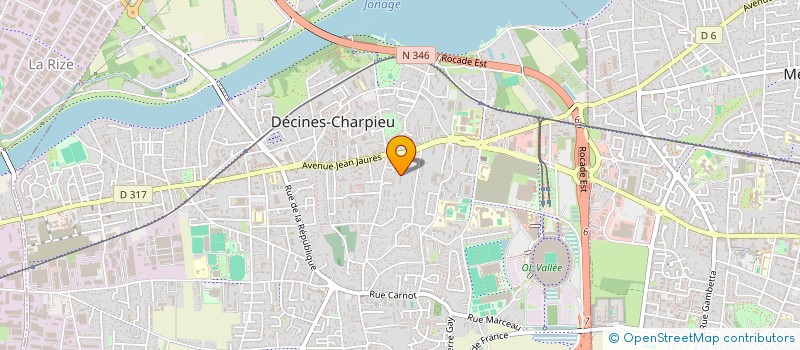 localisation de l'entreprise YSI  DECINES-CHARPIEU