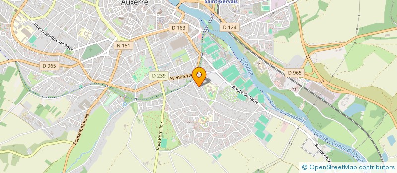 localisation de l'entreprise YSIA à AUXERRE