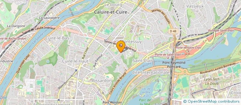 localisation de l'entreprise YSIOD à CALUIRE-ET-CUIRE