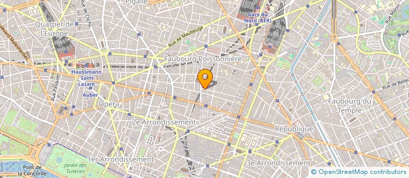 localisation de l'entreprise YSIS BEAUTY HAIR  PARIS