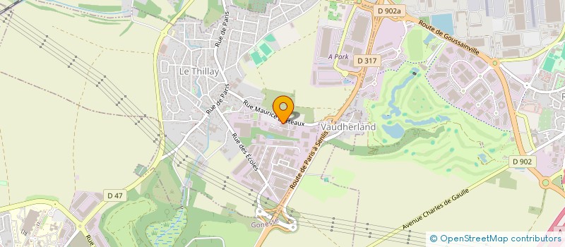 localisation de l'entreprise YSJ  LE THILLAY