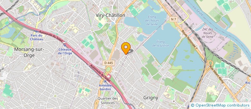 localisation de l'entreprise YSLABEL à VIRY-CHATILLON