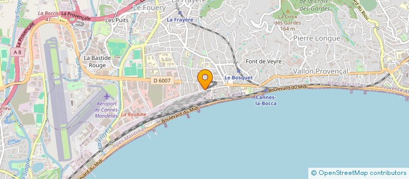 localisation de l'entreprise YSM à CANNES