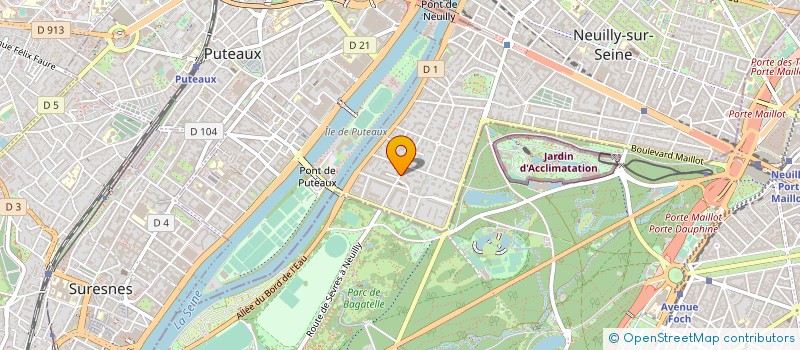 localisation de l'entreprise YSM CONSEIL à NEUILLY-SUR-SEINE