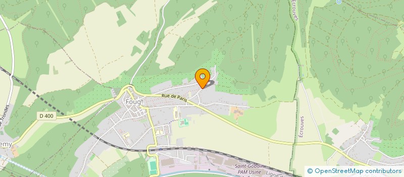 localisation de l'entreprise YSM TOITURE  FOUG