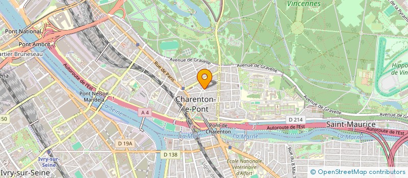 localisation de l'entreprise YSN CONSEILS à CHARENTON-LE-PONT