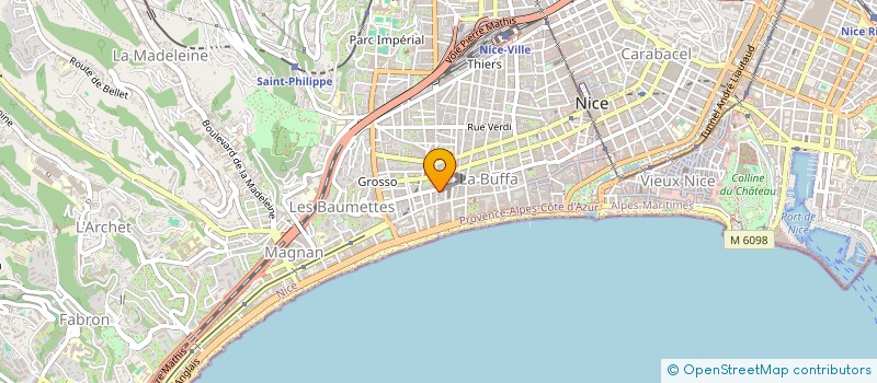 localisation de l'entreprise YSNE HOLDING  NICE