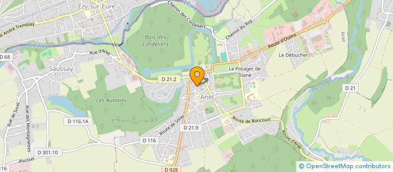 localisation de l'entreprise YSO à ANET