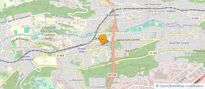 localisation de l'entreprise YSO CONSULTANTS S.A. à ORSAY