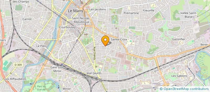 localisation de l'entreprise YSOBIO à LE MANS