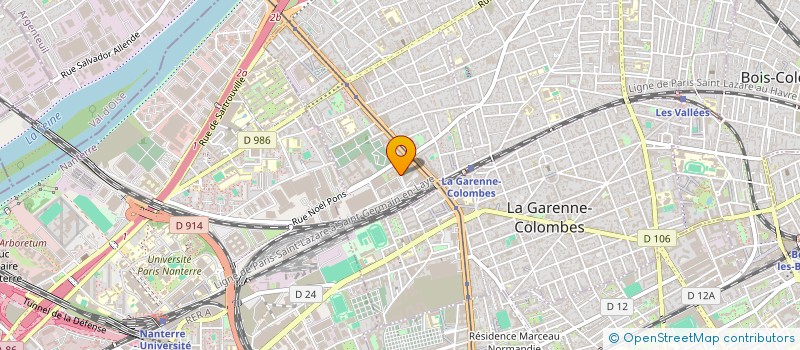 localisation de l'entreprise YSOLIS à COLOMBES