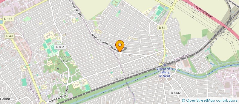 localisation de l'entreprise YSOS TP  MITRY-MORY