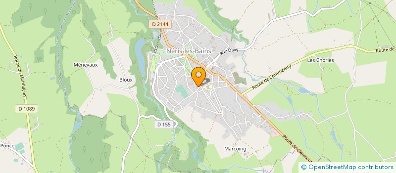 localisation de l'entreprise YSRG CORP à NERIS-LES-BAINS