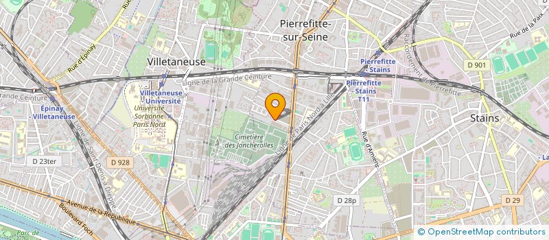 localisation de l'entreprise YSRO à PIERREFITTE-SUR-SEINE