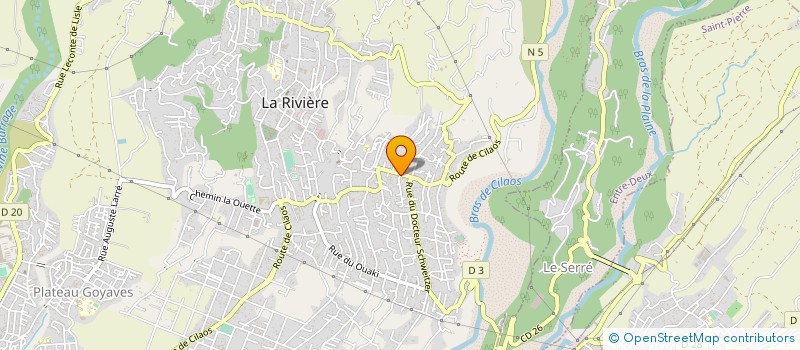 localisation de l'entreprise YSSAMONDIYA  SAINT-PIERRE