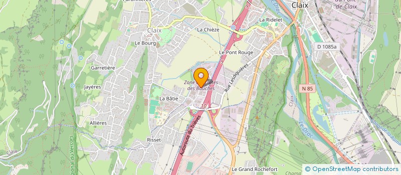 localisation de l'entreprise YSSAN  CLAIX