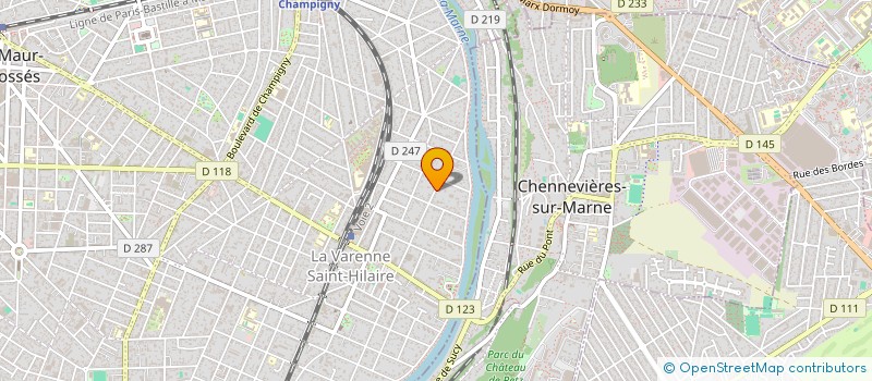 localisation de l'entreprise YSSIS à SAINT-MAUR-DES-FOSSES