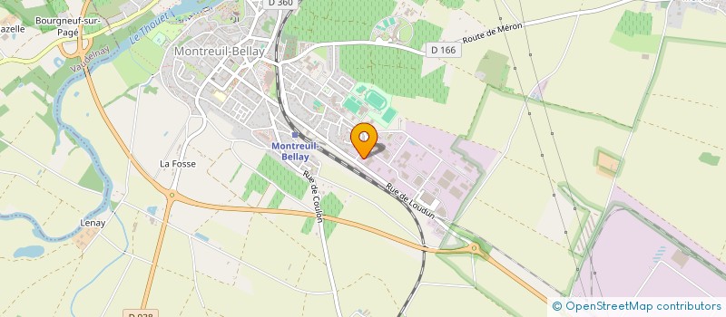 localisation de l'entreprise YST  MONTREUIL BELLAY