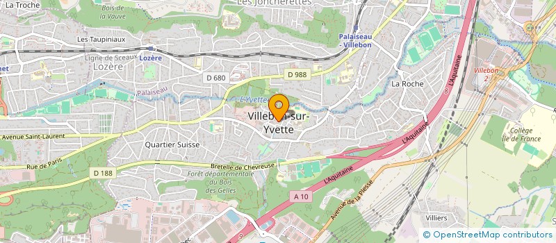 localisation de l'entreprise YST ALIMENTATION GENERALE  VILLEBON-SUR-YVETTE