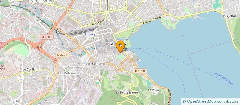 localisation de l'entreprise YSTA à ANNECY