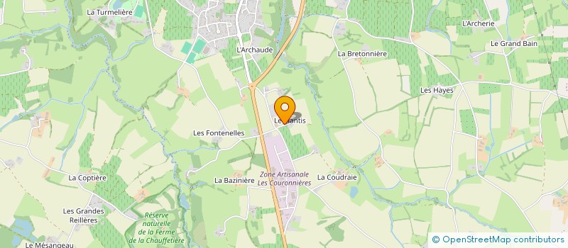 localisation de l'entreprise YSTAD  OREE-D'ANJOU