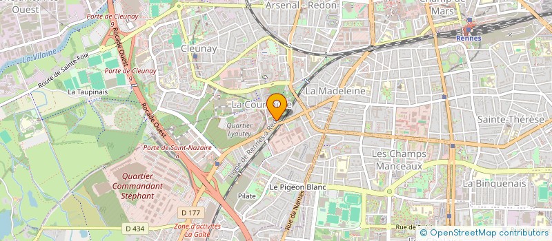 localisation de l'entreprise YSTOR  ARGENTRE-DU-PLESSIS