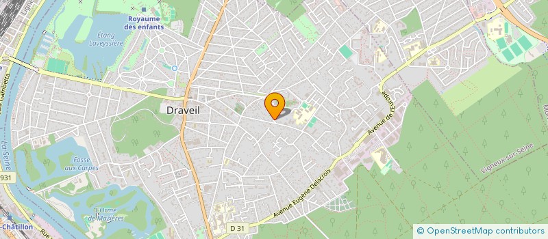 localisation de l'entreprise YSY-GESTION à DRAVEIL