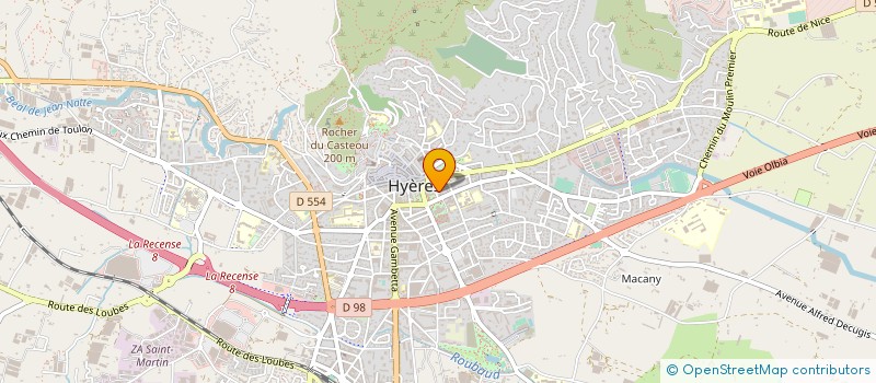 localisation de l'entreprise YSY TECK AVENUE  HYERES