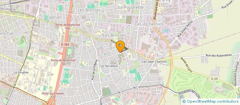 localisation de l'entreprise YT CONCEPT à BRON