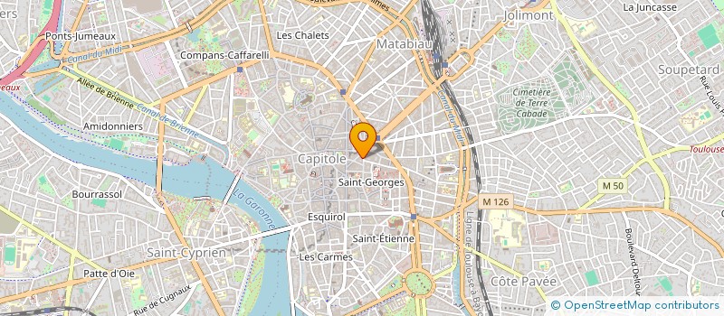 localisation de l'entreprise YT EXPRESS à TOULOUSE