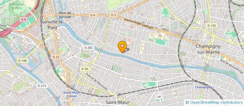 localisation de l'entreprise YTA IMMO  CHAMPIGNY-SUR-MARNE