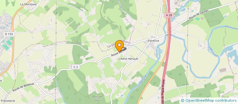 localisation de l'entreprise YTBC  YVRE-L'EVEQUE