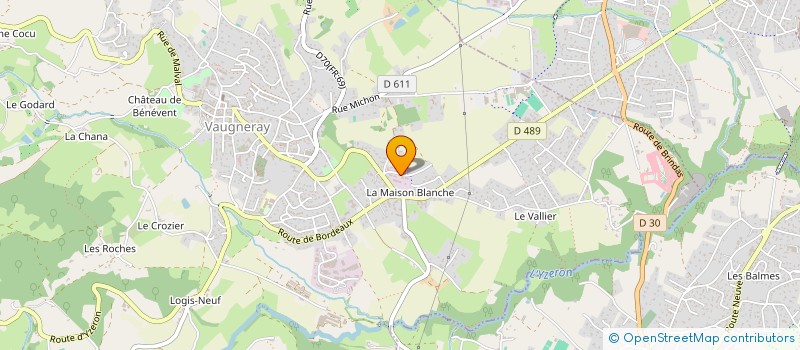 localisation de l'entreprise YTBI  VAUGNERAY