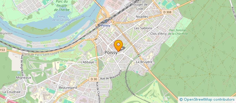 localisation de l'entreprise YTECH  POISSY