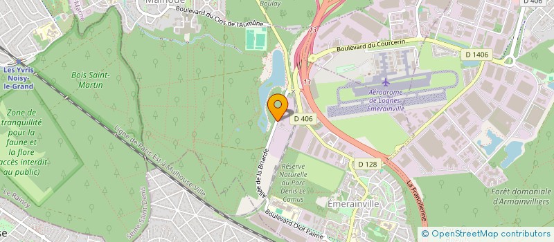 localisation de l'entreprise YTERRES à EMERAINVILLE