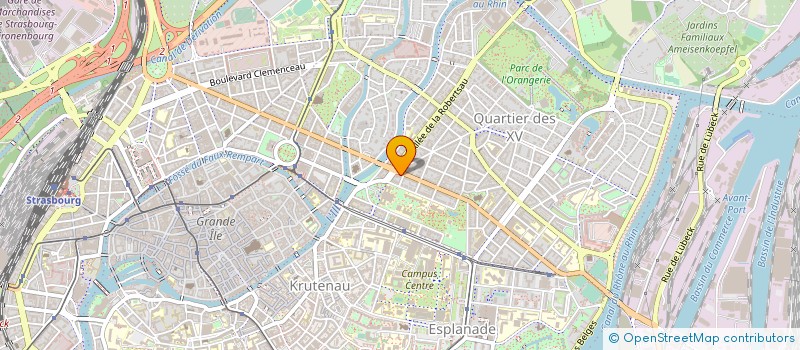 localisation de l'entreprise YTES à STRASBOURG