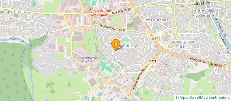 localisation de l'entreprise YTF à LAVAL